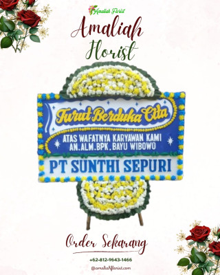 Papan Bunga Duka di Bukit Karya