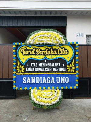 Papan Bunga Duka di Bukit Karya